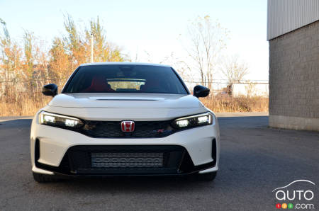 Front of 2023 Honda Civic Type R