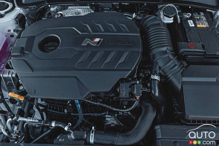 Engine of 2024 Hyundai Elantra N