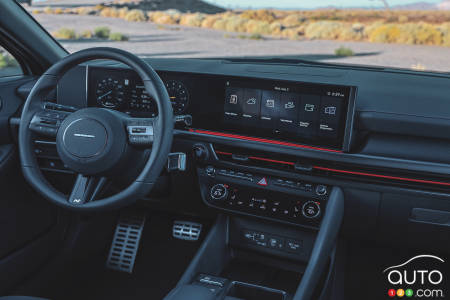 Interior of 2024 Hyundai Sonata N Line