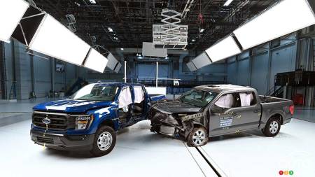 IIHS souligne des problèmes de sécurité avec les grosses camionnettes américaines