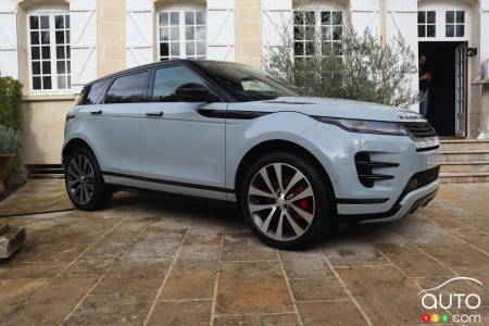 Range Rover Evoque 2024, trois quarts avant