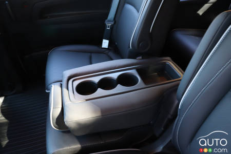 Honda Odyssey 2022, deuxième rangée de sièges