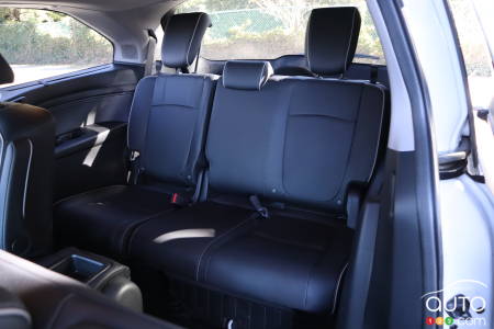 Honda Odyssey 2022, troisième rangée de sièges