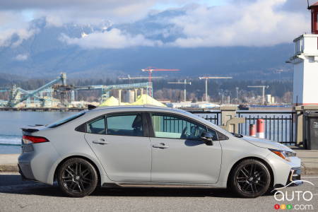 Toyota Corolla Apex 2022, profil