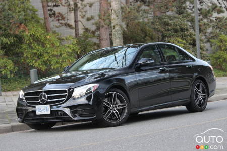 2020 Mercedes-Benz E 450, three-quarters front