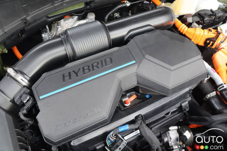 Hyundai Santa Fe 2024, moteur à système hybride