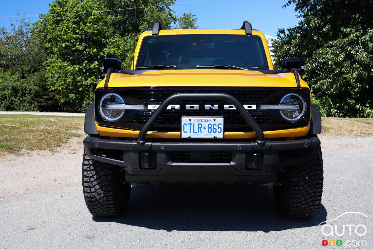 Ford Bronco 2 portes Wildtrak Sasquatch 2022, avant