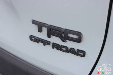 2021 Toyota RAV4 Trail  TRD, badging
