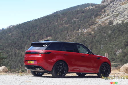 2023 Land Rover Range Rover Sport, three-quarters rear