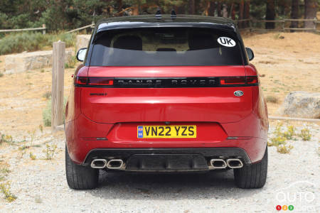 2023 Land Rover Range Rover Sport, rear