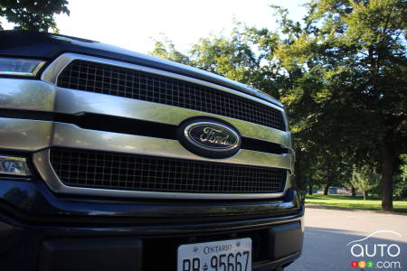 2020 Ford F-150 Platinum, grille