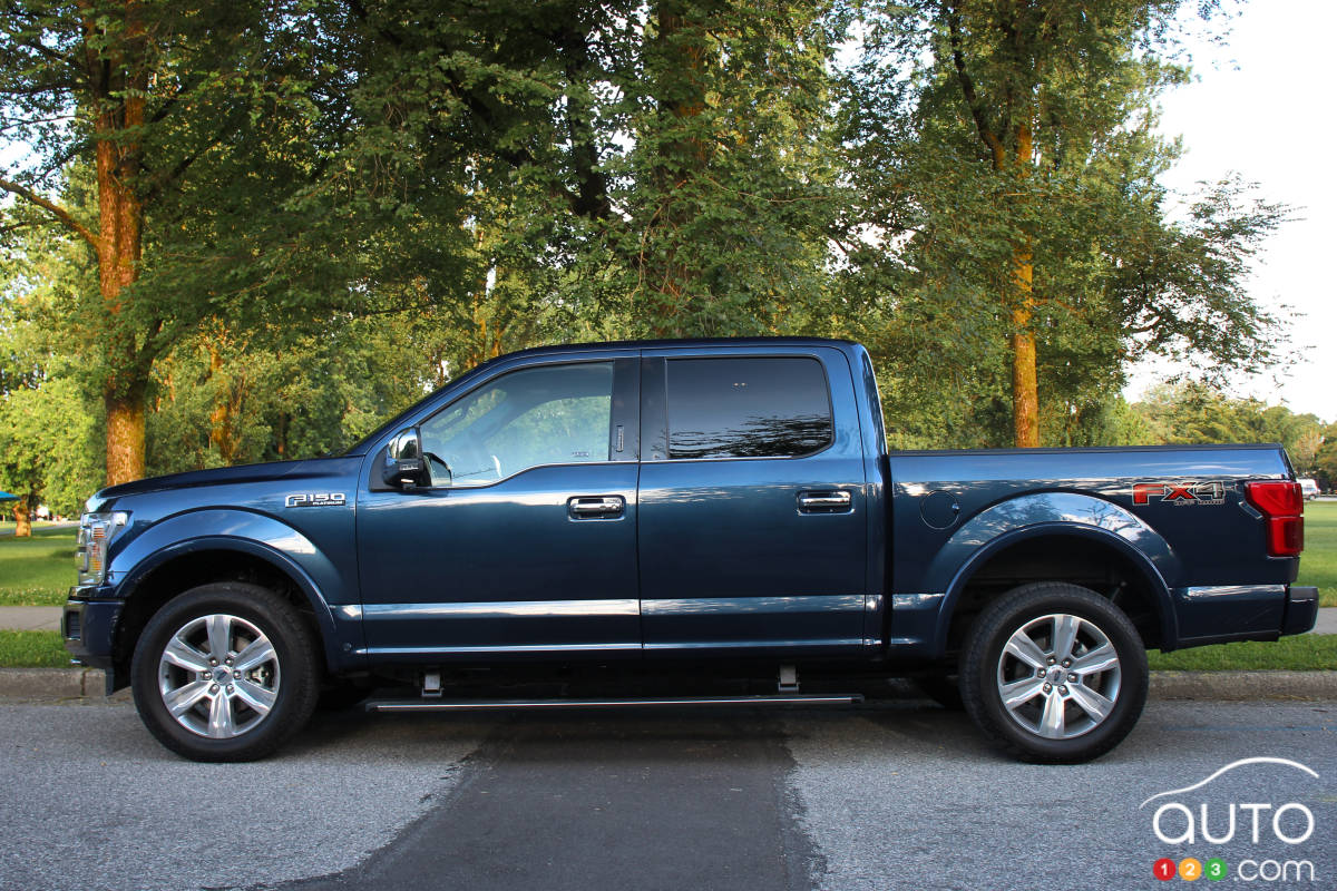 Ford F-150 Platinum 2020, profil