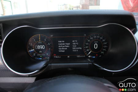 2020 Ford Mustang EcoBoost HPP, gauges