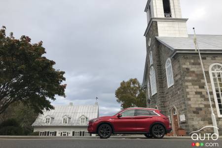 2020 Infiniti QX50, profile