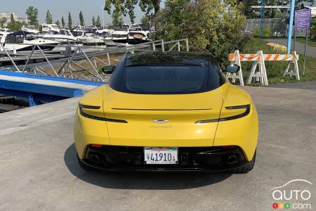 2020 Aston Martin DB11, rear