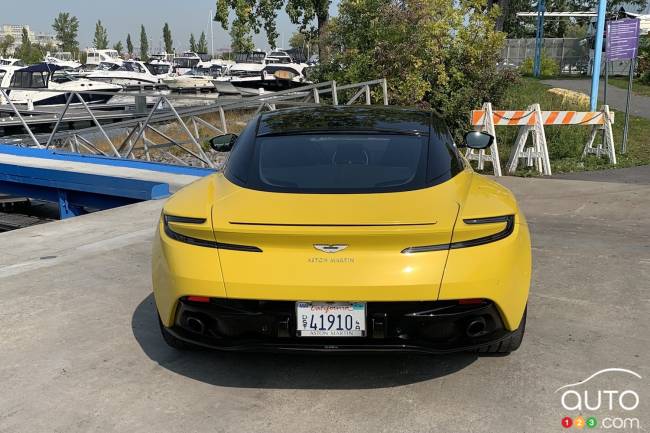 2020 Aston Martin DB11, rear