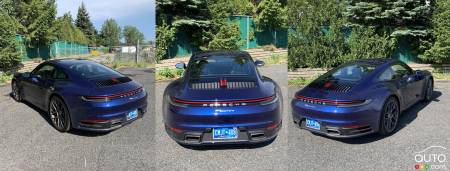2020 Porsche 911, rear
