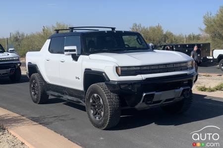 GMC Hummer 2022, trois quarts avant