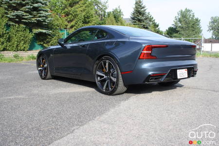 2021 Polestar 1, three-quarters rear