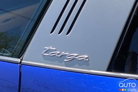2021 Porsche 911 Targa 4, badging