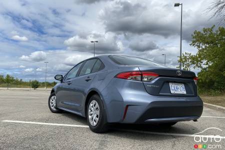 Toyota Corolla, three-quarters rear