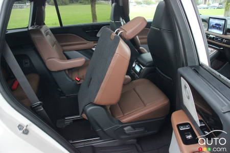 2021 Lincoln Aviator Grand Touring PHEV, second row seat. folded