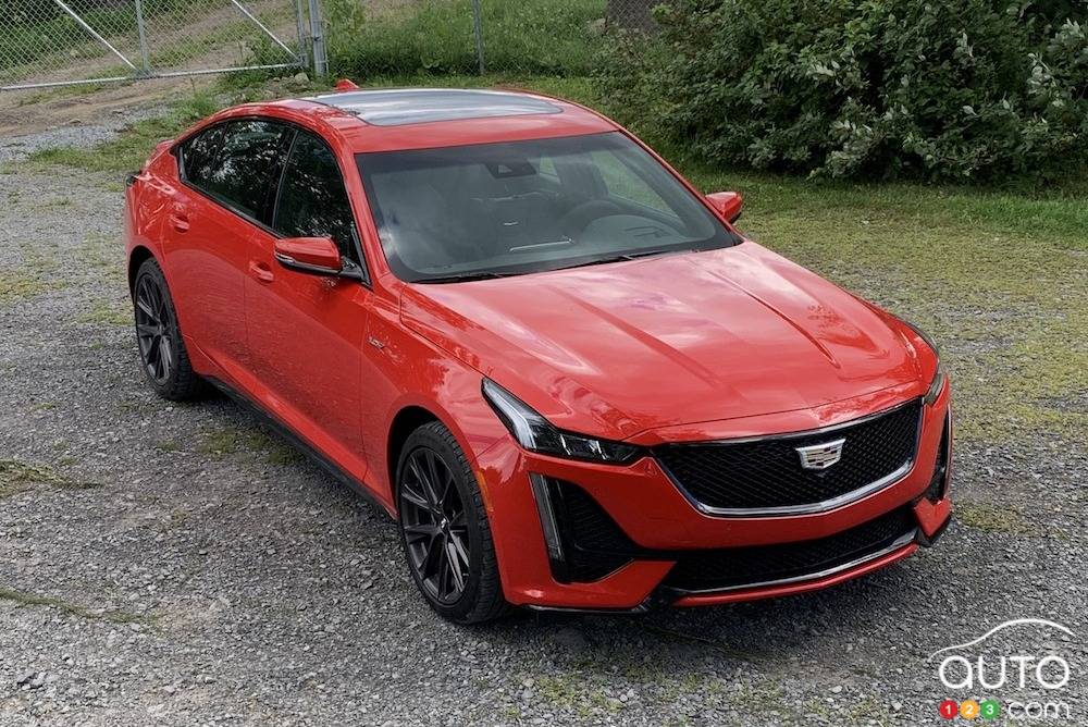 Cadillac CT5-V 2020, de haut