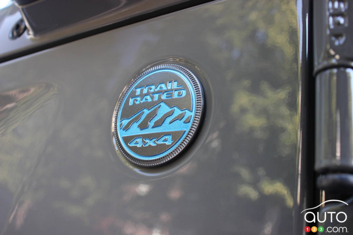 Jeep Wrangler Rubicon 4xe, écusson