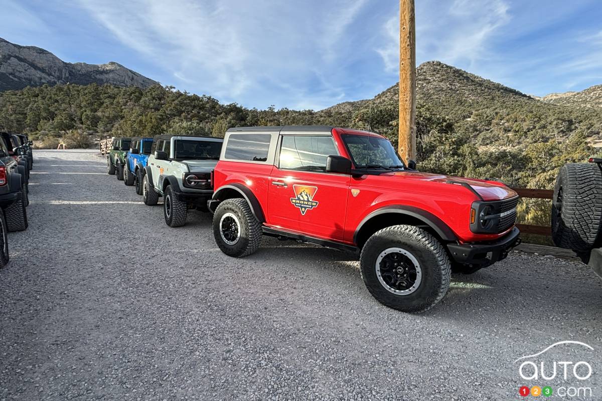 Les Ford Bronco nous attendaient