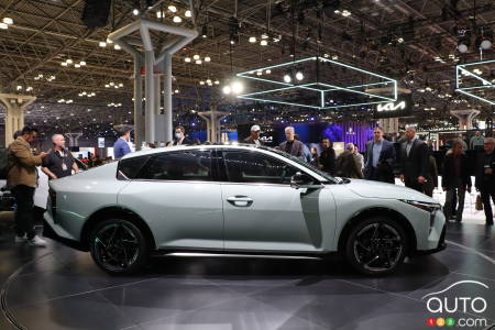 The all-new 2025 Kia K4, in profile