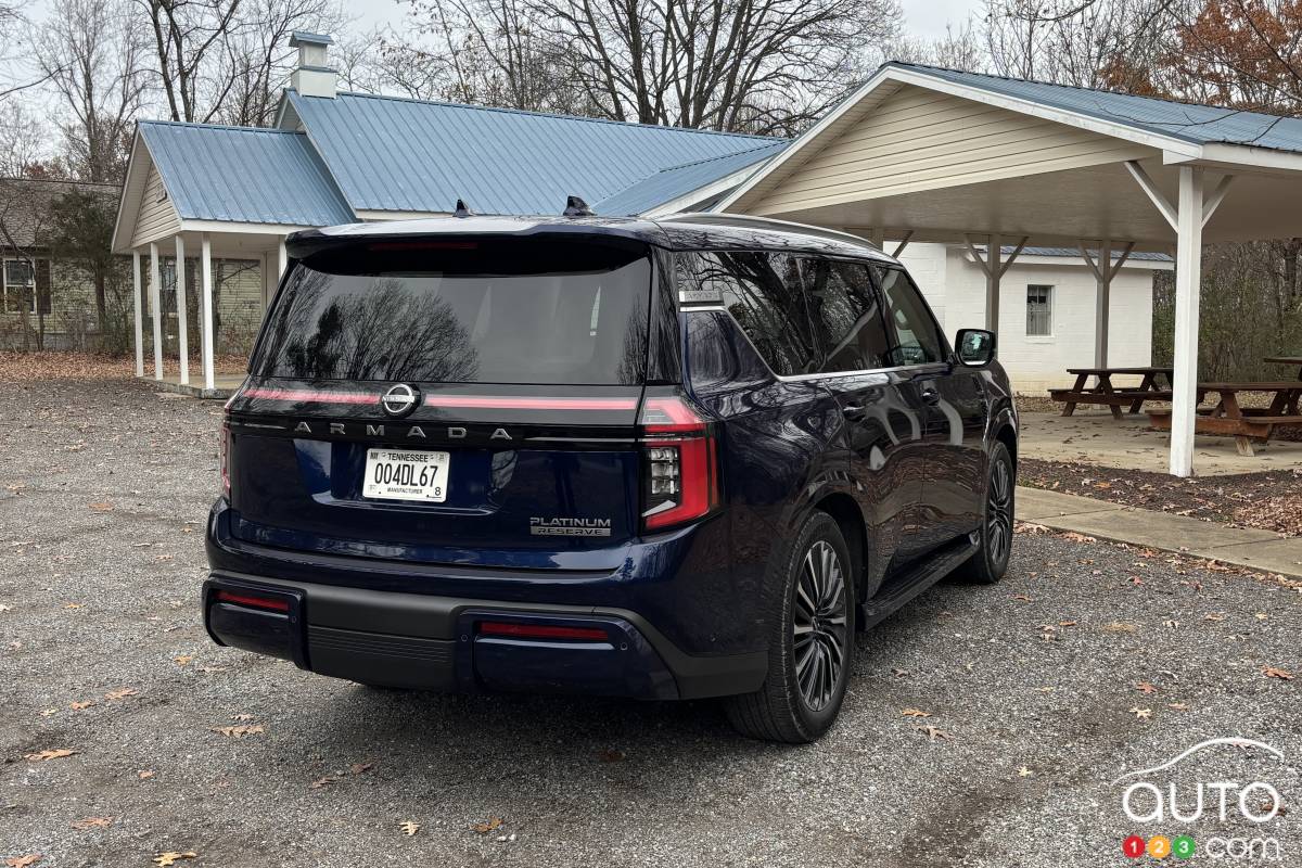 Nissan Armada 2025, arrière