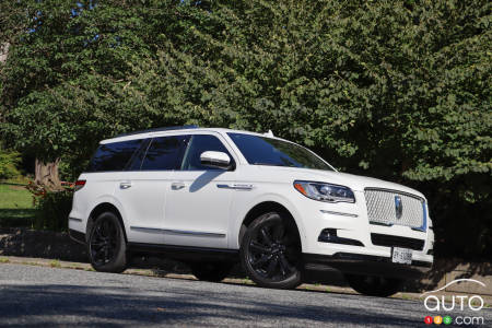 Lincoln Navigator 2024, trois quarts avant