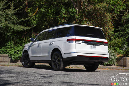 Lincoln Navigator 2024, trois quarts arrière