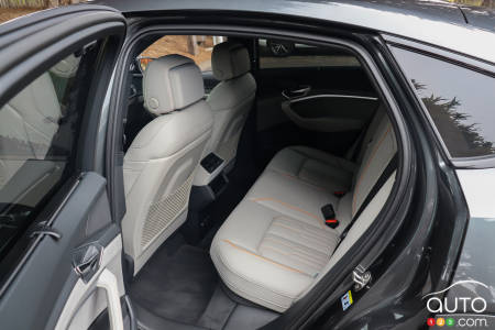Rear seats of 2024 Audi Q8 Sportback e-tron