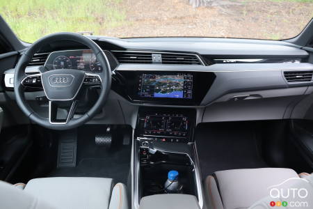 Interior of 2024 Audi Q8 e-tron