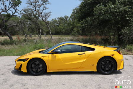 Acura NSX Type S 2022, profil