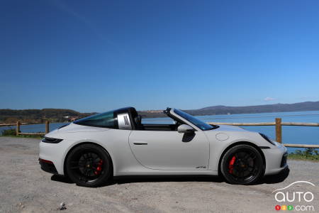 Porsche 911 GTS Targa 4 2022, profil