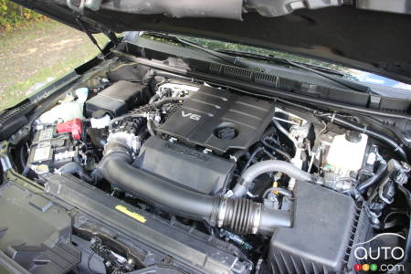 2022 Nissan Frontier, engine