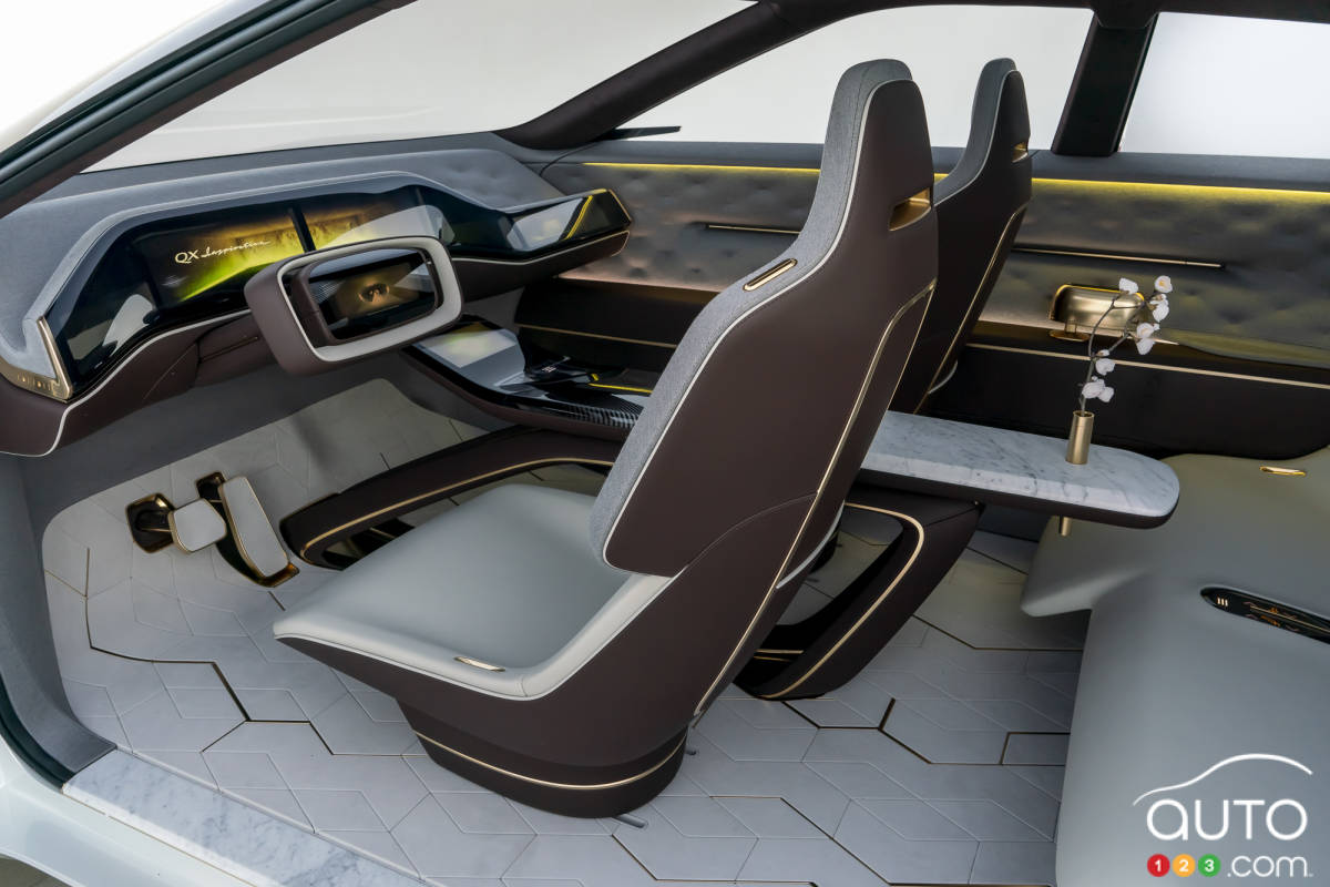 Infiniti EV (prototype QX Inspiration), intérieur