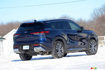 Infiniti QX60 2022, trois quarts arrière