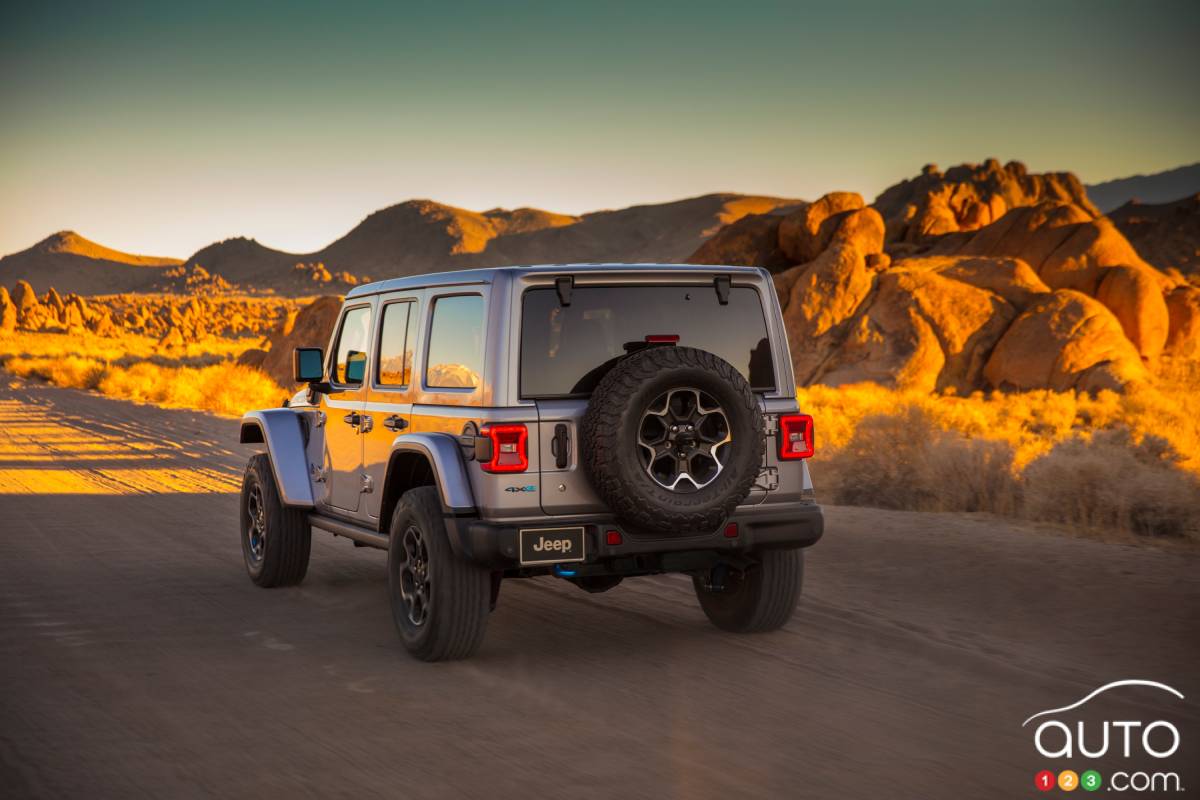 Jeep Wrangler 4xe, arrière