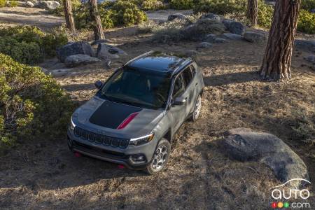 Jeep Compass, de haut