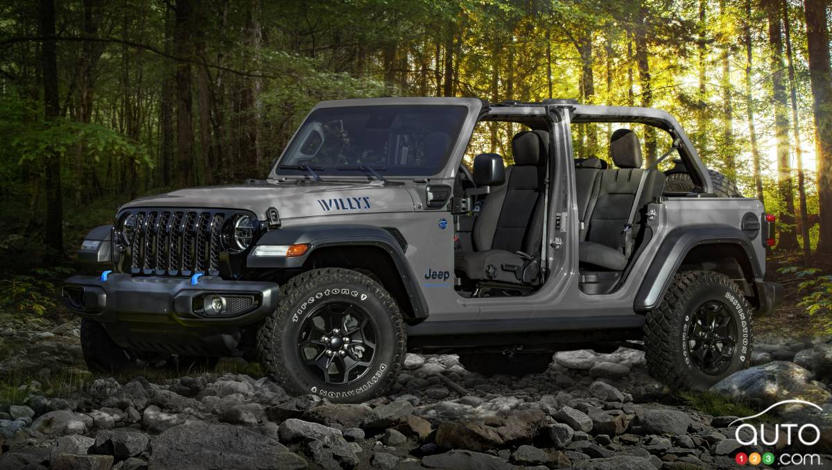 Salon de l'auto de Détroit Le Jeep Wrangler Willys 4xe devient le