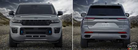 Le Jeep Grand Cherokee Édition 30e Anniversaire 2023, avant et arrière