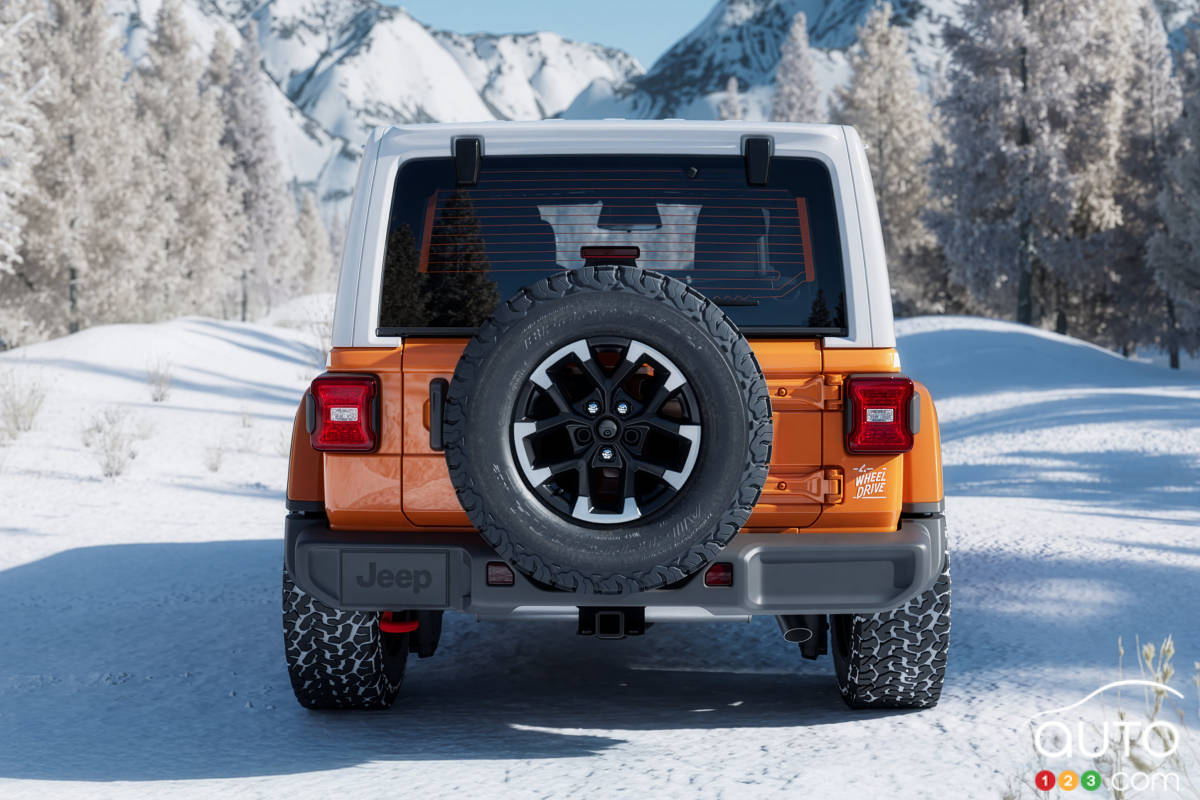 Jeep Wrangler Whitecap 2026 - vue arrière