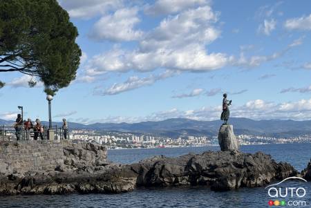 Maiden with the Seagull, in Opatija