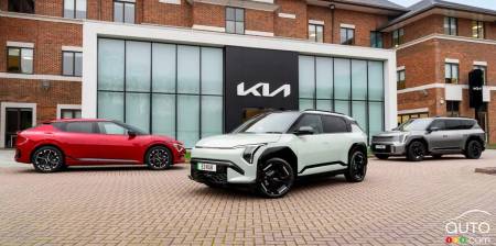 Three Kia all-electric models offered in the UK