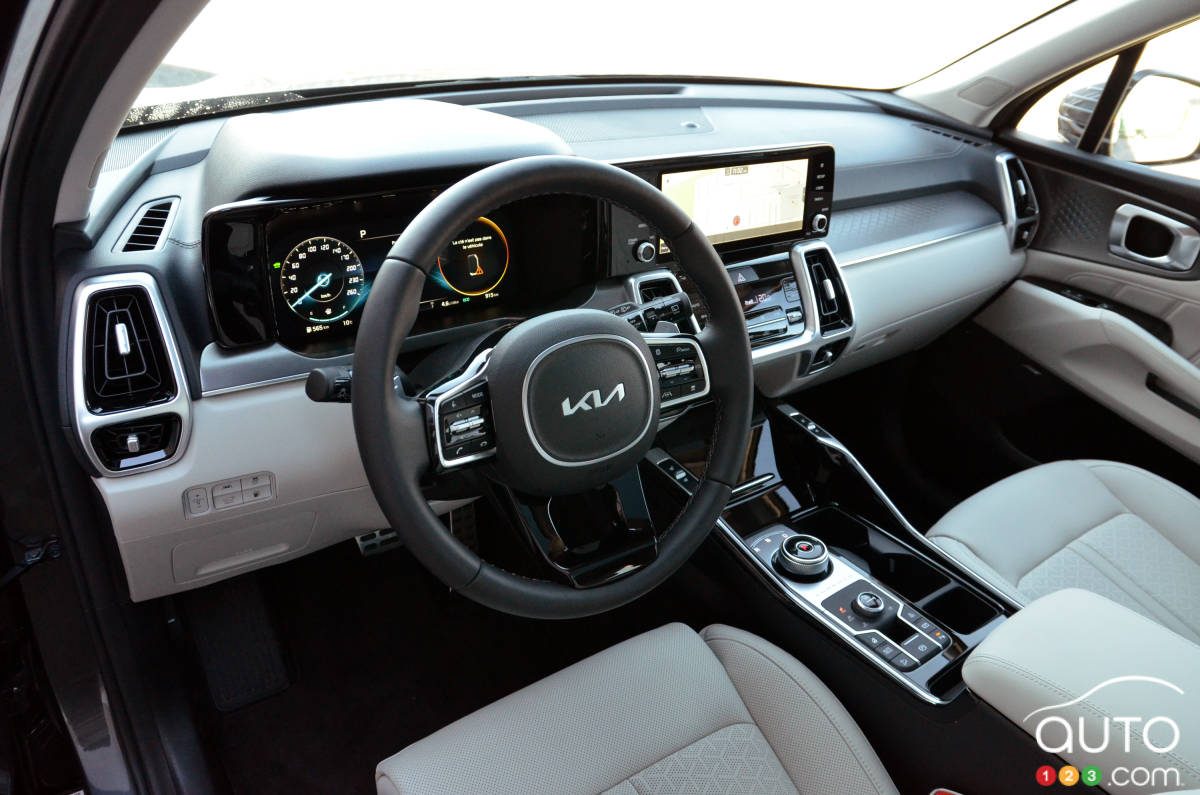 Kia Sorento PHEV, interior, 2022 cars, SUVs, Sorento MQ4, inside