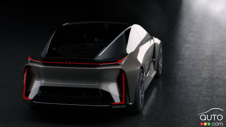 L'arrière du concept Lexus LF-ZC