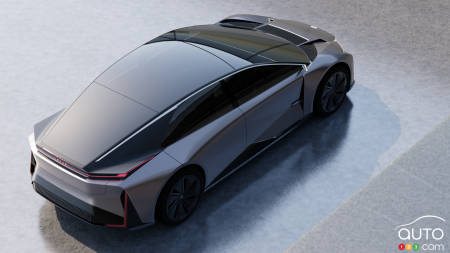 Prototype Lexus LF-ZC, de haut